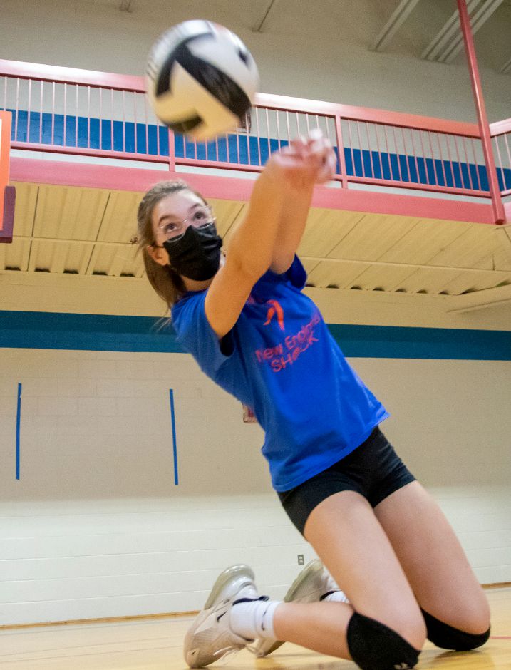 New England Shock Volleyball. Photo credit: Aaron Flaum, Record-Journal