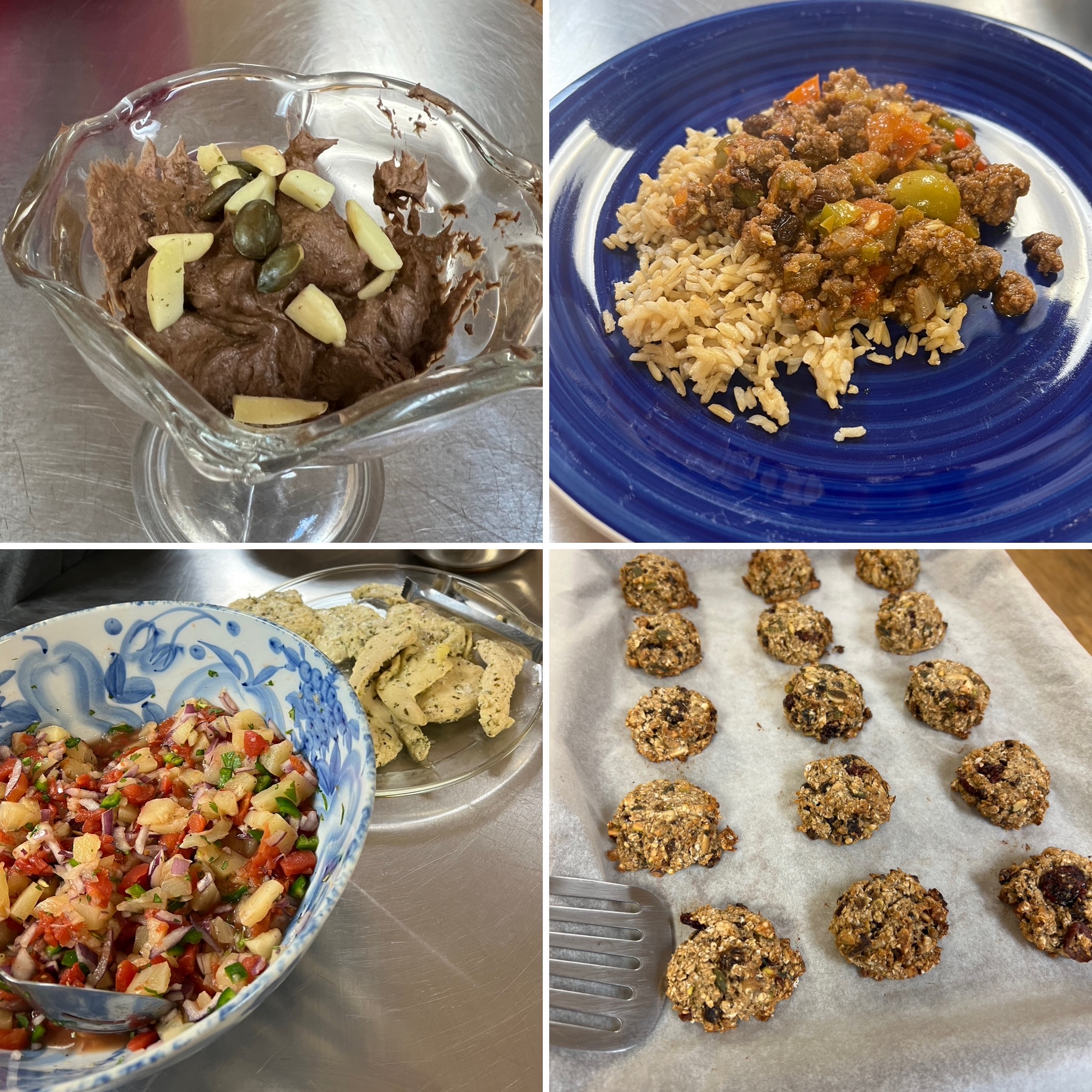 Delicious foods made in YMCA Cooking for Weight Loss class