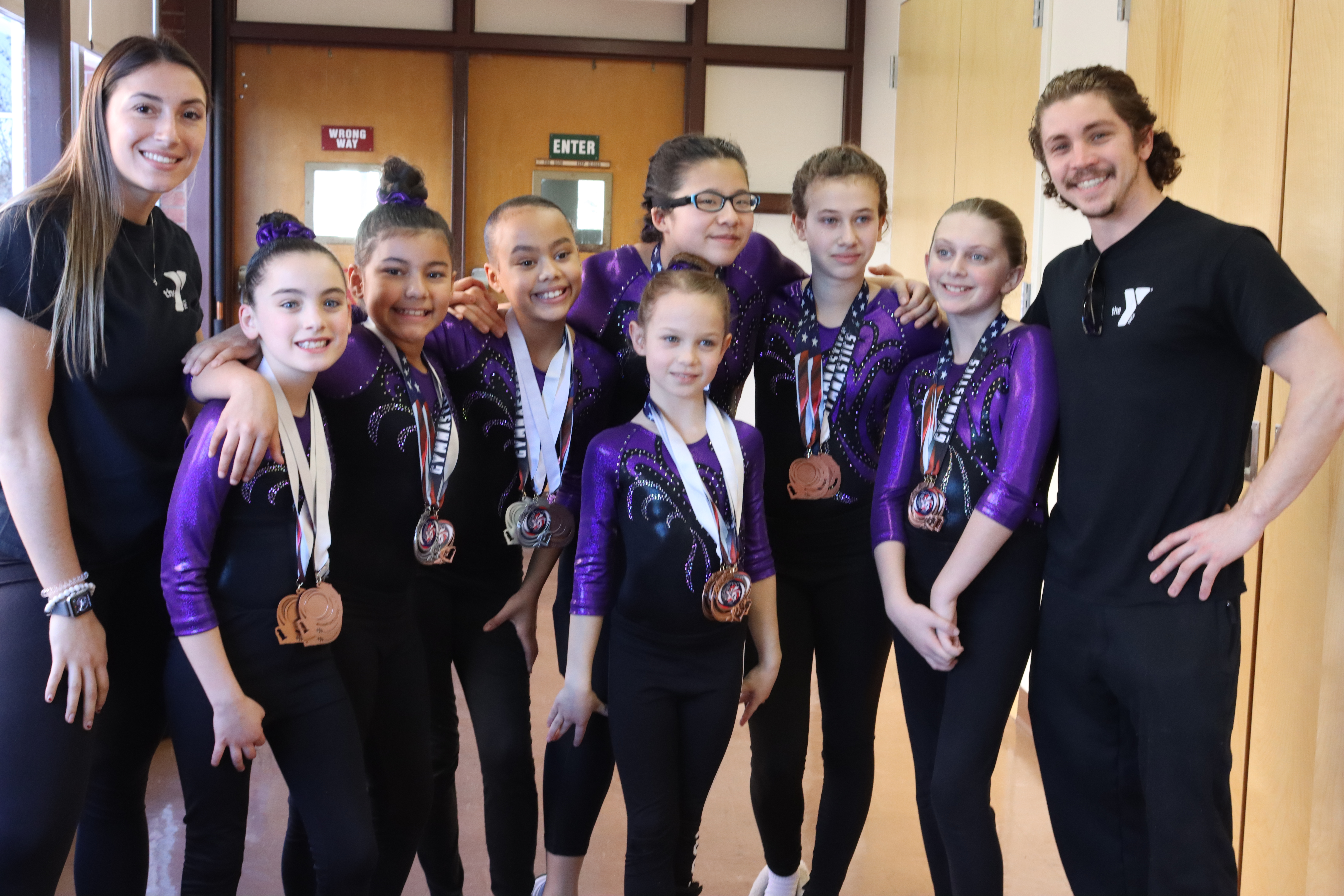 Gymnastics Team earlier this year
